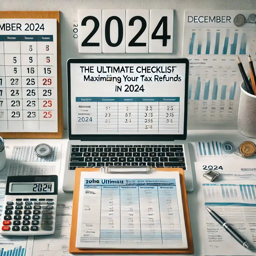 2024 year end checklist to maximize your tax refund